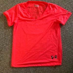 Orange under Armour workout t shirt!